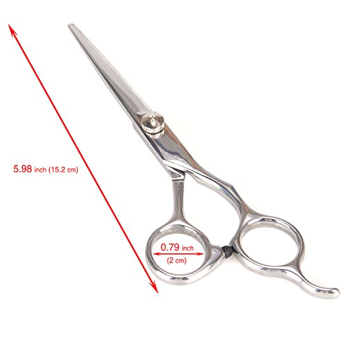 Remylady® 6 Zoll 15,2cm Friseurschere Effilierschere Haarschere Haarschneideschere mit einseitiger Mikroverzahnung (Stehlen) - 2