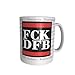 Produktbild FCK DFB Tasse Kaffee Becher Tasse Pott für jeden Fußball Ultras Hooligan