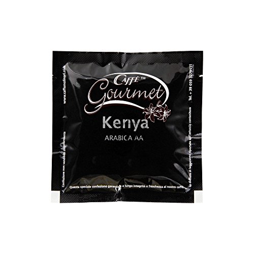 Caffè Gourmet 'Kenya' 100 % Arabica, 100 ESE Pads / Espresso Pods / Cialde, 700 g