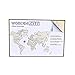 Produktbild HQ Windspiration World Map XL 3D-Holzfunktionsbausätze, Holz, Weiß 120 x 80 cm