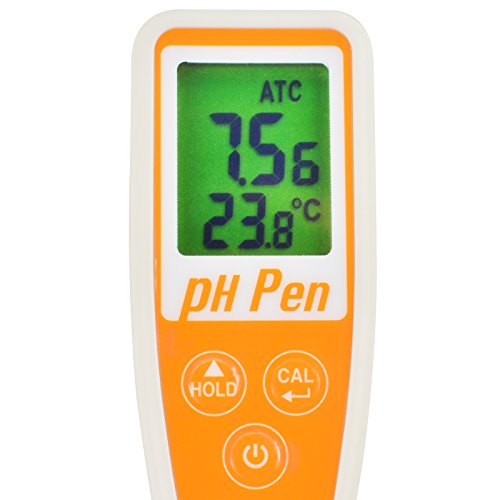 Long Tube Selbstkalibrierung One Touch 12cm Sonde pH-Wert Temperatur ATC Pen Typ Meter - 5