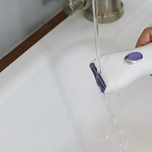 Carmen Lady Shaver with Docking Station - Pink - Image 3