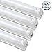 Price comparison product image 4-Pack OUBO 4FT T8 LED Tube Light 18W 1500Lm Warm white 3000K Milky white cover SMD 2835 G13 230 volts