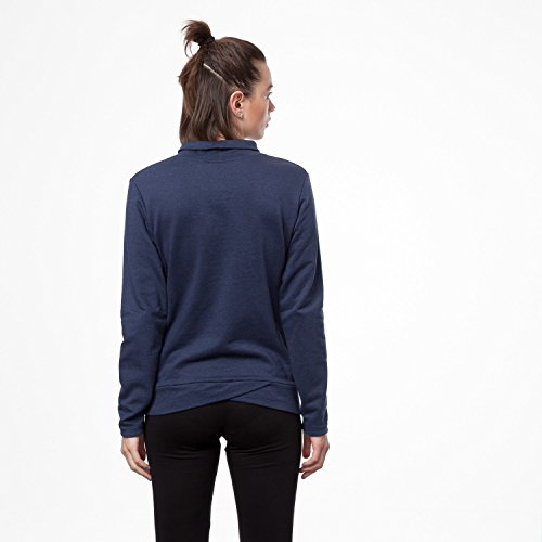 THOKKTHOKK Damen Sweatshirt Dunkelblau Bio Fair, Größe:XL - 4