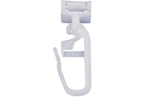 ‎REWAGI rewagi - Hochwertige - klick - Gardinengleiter Laufnut/Spurbreite 6-6,5 mm - 20 Stück