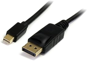 StarTech.com Mini DisplayPort to DisplayPort Adapter Cable - Video/Audio Cable - Mini-DisplayPort (M) - 20 pin DisplayPort (M) - 1.8 m - Latched
