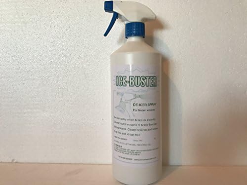 ICE BUSTER deicer spray. Defrosts frozen screens, cleans windscreens and leaves smear free window (NEXT DAY DELIVERY £2 EXTRA) (1L)