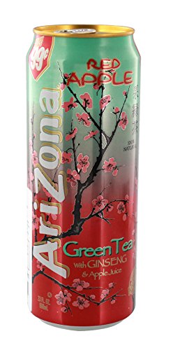 Preisvergleich Produktbild Arizona Red Apple Green Tea 23 FL OZ (695ml) - 6 Cans
