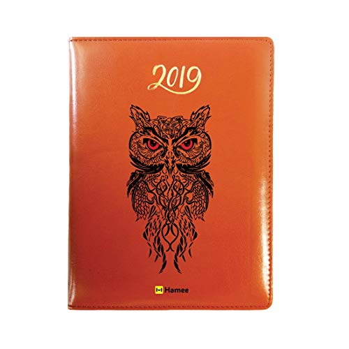 Download Hamee 2019 Agenda Marron clair Cuir Agenda journalier 365 pages un jour par page. Office Style 2019 Organiseur personnel Agenda – Chouette