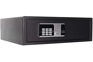 ROTTNER Cassaforte a mobile elettronica con chiusura RFID, apertura tramite schede RFID, apertura d'emergenza elettronica e meccanica, chiave intercambiabile, antracite, chiusura programmabile