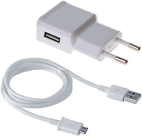 European USB Charger +Micro USB Cable for Samsung Galaxy S4 / S6 / Note 4 / Note 5.....
