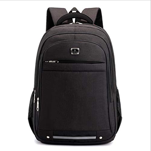 Preisvergleich Produktbild WJH Business-Rucksack, Computer-Umhängetasche mit großem Fassungsvermögen, wasserdichter Outdoor-Reiserucksack für Freizeit, multifunktionale Schultertasche für Männer und Frauen,Black
