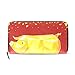 Produktbild XiangHeFu Frauen Geldbörse Clutch Bag Reißverschluss Happy New Year 2019 Leder