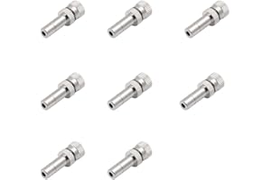 GDFNMOGO 10 x Sprühdüse, Schnellverbindung, Nebelsprühdüsen, Gartenarbeit, für Gärten, Terrassen, Rasenflächen (0,6 mm)