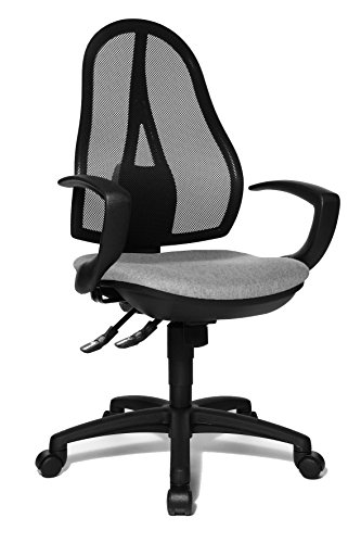 Topstar OP20QG23 Open Point SY Fauteuil pour Bureau Métal Rouge 48 x 48 x 109 cm