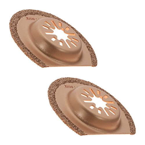 2 Bosch Multifunktionswerkzeuge Zubehör FEIN MultiMaster Carbid-Segment, 63 mm Einhell Makita Milwaukee Skil WORX Sonicrafter von KROP