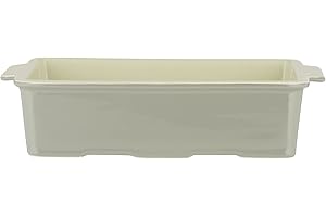 Mason Cash Innovative Kitchen 31.5cm Lasagne Dish | Grey & Cream Stoneware with Air Vent Base & Right-Angle Corners | Perfect Fit for Lasagne Sheets, Quiches, Flans & Pies