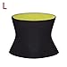 Produktbild GerTong Taille Trimmer Professional Taille Trainer Taille unterstützen Unisex RÜCKEN UNTERSTÜTZUNG Taille Gürtel Sport Fitness, Schwarz, Large