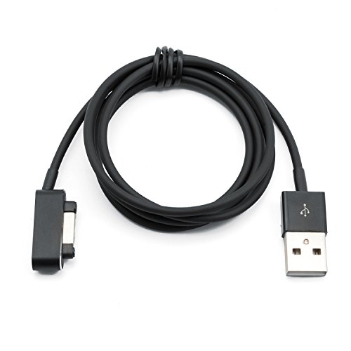 Magnet USB Ladekabel für Sony Xperia Z2 Z1 Z3 Ultra XL39H inklusive LED Beleuchtung schwarz - 2