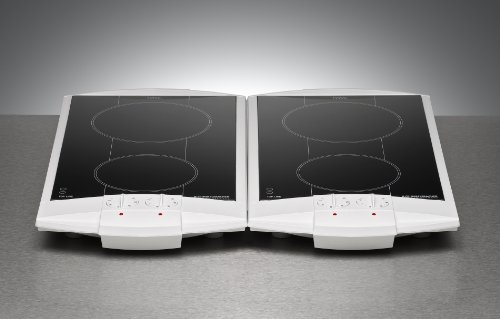 ROMMELSBACHER CT 3010 Vario – CERAN® DOPPELKOCHTAFEL – 3000 Watt – weiß - 3