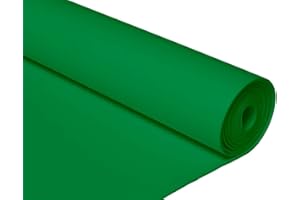 INNSPIRO Goma EVA verde rollo 100x200cm.x2mm. Material muy utilizado para manualidades y decoración
