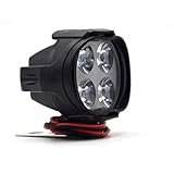 Haupteigenschaften: PerGrate 2 Stücke Super Helle Motorrad LED-Scheinwerfer Lampe Roller Nebelscheinwerfer Arbeitsscheinwerfer Licht 12 Watt