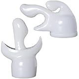 SET DE ACCESORIOS ORIGINALES de MAGIC WAND de "BUYANDFEELGOOD" - 2 accesorios fabricados en silicona de ALTA CALIDAD para masajeadores eróticos, vibradores y dildos picarones