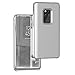Produktbild Schutzhülle Für Huawei Mate 20 Hülle, MuSheng Spiegel Überzug Flip Leder Hardcase [Standfunktion] [Kratzfest] [Anti Slip] Klappbar Handyhülle (Silber)