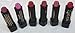 6 Pack New Dayz Dark Lipstics BROWN LILAC PINK DUSKY PINK ROSE PINK DARKEST RED