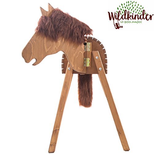 Wooden Standing Horse Toy | Play Horse XXL | Alternative to Large Rocking Horse | Handmade in Germany | Highest quality from Wildkinder | Robust, Stable, Secure | For Outdoors, Garden and Indoors | Weatherproof Glaze | Delivered Pre-assembled | Very Simple to Assemble | Color: Medium Brown with Dark Brown Mane reviews Wooden Standing Horse Toy | Play Horse XXL | Alternative to Large Rocking Horse | Handmade in Germany | Highest quality from Wildkinder | Robust, Stable, Secure | For Outdoors, Garden and Indoors | Weatherproof Glaze | Delivered Pre-assembled | Very Simple to Assemble | Color: Medium Brown with Dark Brown Mane