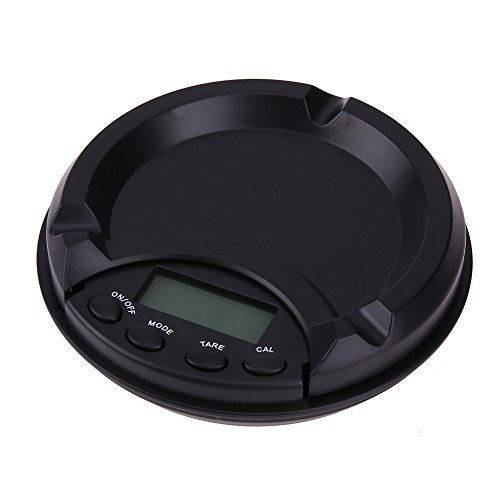 Demiawaking Neue Hohe Präzision Tragbar Aschenbecher Digital Waage Skale für Schmuck Küche Skala Taschenwaage (200g x 0.01g) - 7