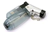Shisha Torch Feuerzeug Double Jet "Pelican" Bunsenbrenner Style ideal für Zigaretten, Zigarren, Shisha usw! Transparent Clear