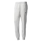 Bolsillos frontales de ojal adidas ESS T FL Pantalón, Hombre, (Gris/Maruni), S