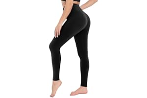 Campsnail Legginsy damskie z wysokim stanem, slim fit, przyjemnie miękkie, elastyczne, nieprzezroczyste, sportowe legginsy z kontrolą brzucha