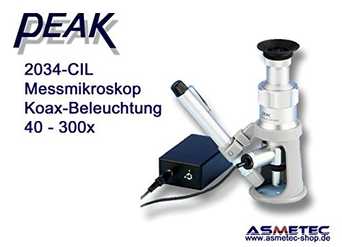 Preisvergleich Produktbild PEAK-Optics 2034-CIL-150, Messmikroskop, 150fach, Koax-Beleuchtung