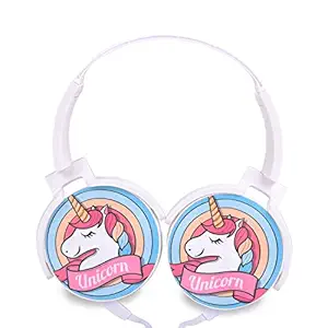 VikriDA Unicorn Wired On Ear Headphone without Mic