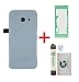 Produktbild iTG® PREMIUM Akkudeckel Reparatur-Set für Samsung Galaxy A3 (2017) Blau (Blue Mist) - Rückseite Batterieabdeckung für SM-A320F + Vorgeschnittene 3M Klebefolie und iTG® Werkzeug-Set