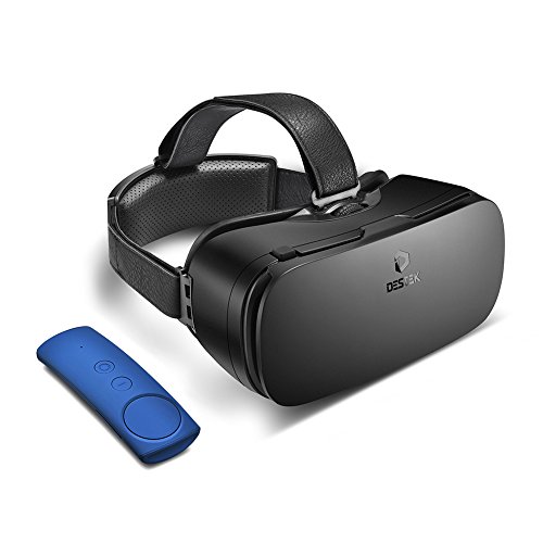 DESTEK V4 Daydream View, 103Â° FOV, HD Occhiali di realtlÃ  virtuale Occhio protetto Visore con il telecomando per i telefoni cellulari Daydream come Google Pixel/2/XL, Samsung Galaxy s8/plus, etc