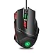 Produktbild Creator2018 Gaming Maus, [Neue Version] Gamer Maus 6000DPI PC Gaming Maus Hohe Präzision für Pro Gamer mit 9 programmierbaren Tasten/ LED/ ergonomisches Design/ USB-Wired Maus optisch (Schwarz)
