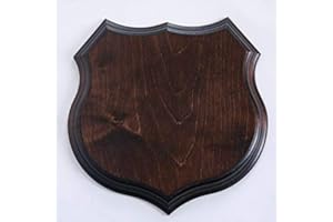 GTK - GEWEIHE & TROPHÄEN KRUMHOLZ 1 scudo con stemma a forma di cinghiale, medio AF 19 cm.