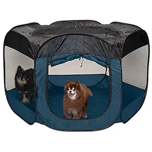 Furhaven Pet Play Pen, X-Large Sailor Blue