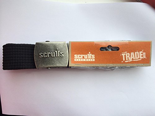 Scruffs Gürtel aus Baumwolle, mit Clip, verstellbar, Schwarz - 2