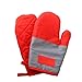 Produktbild TT Home Küche (rot) verdickte Mikrowelle Ofen Grill Handschuhe Anti-Heiß-Isolierung hohe Temperatur