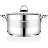 Amboss Saphire Stainless Steel 30 cm Deep Pot with Glass Lid