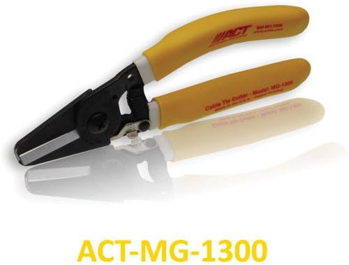 ACT Fastening Solutions MG-1300 Cable Tie Removal Tool, Yellow, Alloy Steel, Ergonomic