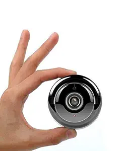 Ojxtzf Wireless HD Video Audio Recording, Spy WiFi Mini Secret Cam IP, CCTV Security Camera with Night Vision, Motion Detection, Remote View Watch Live for Home Hidden (No Battery)