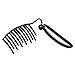 HuntGold 2Pcs Women DIY Fast Styling Volume Insets Hair Clip Boost Comb French Twist Maker