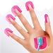 Imported 20 pcs Manicure Finger Nail Art Case Nail Shield Protector Case Rose...-54004699MG RS.210.00