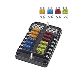 trafo 12v sicherungskasten MULTIFUNKTION - Mit Multifunktionsaufklebern für Heimwerker, die sich für die Prüfung und Reparatur eignen und im Freien leicht zu beheben sind. weit verbreitet in fahrzeug, auto, marine, bus, schiff, tanker, u-bahn, etc.