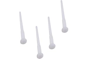 PULABO Lot de 10 bouchons d'air pour ballon de yoga, ballon de fitness, piscine gonflable, blanc, qualité supérieure et créatif, pratique et économique